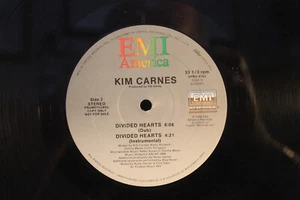 KIM CARNES---DIVIDED HEARTS (12" single) - Picture 1 of 2