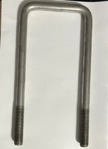 1/2 x 3 x 7 Stainless Steel Square Bend U-Bolt (Each) - Picture 1 of 1