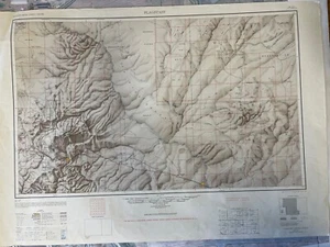 Vintage USGS Flagstaff Arizona 1948 Topographic Relief Map 1:250000 - Picture 1 of 1