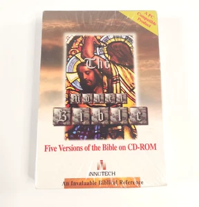 THE MULTI BIBLE Five Versions of the Bible on CD ROM Innotech PC Compatible NEW - Picture 1 of 9