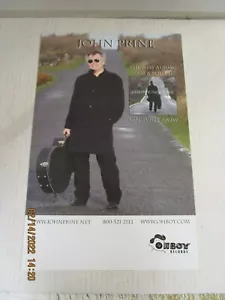 JOHN PRINE Fair & Square Promo Poster New! Unused! Oh Boy Records 2005 - Picture 1 of 3