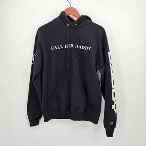 Call Her Daddy Podcast Hoodie Size Medium Black White Barstool Sports Sweatshirt - Picture 1 of 19