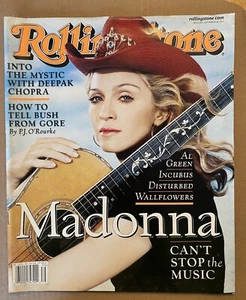 Rolling Stone #850 September 28 2000 Madonna Guitar Cover! ~Al Green~Incubus NL - Picture 1 of 1