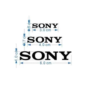 SONY Metall Aufkleber für Laptop PC Tablet Desktop Computer Handy Digitalkamera - Bild 1 von 3