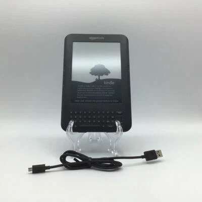 Amazon Kindle 3rd Generation Wi-Fi/3G - 4GB - Keyboard 6-in Display - Graphite - Image 1 of 2