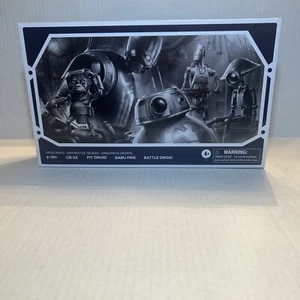 Star Wars Black Series K-7R1 CB-23 Pit Droid Babu Frik Battle Droid Depot 5 - Picture 1 of 3