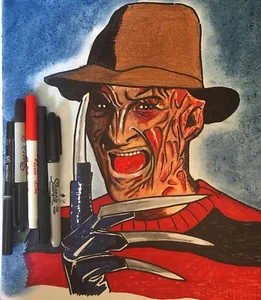 Freddy Krueger  Drawing  - Picture 1 of 6