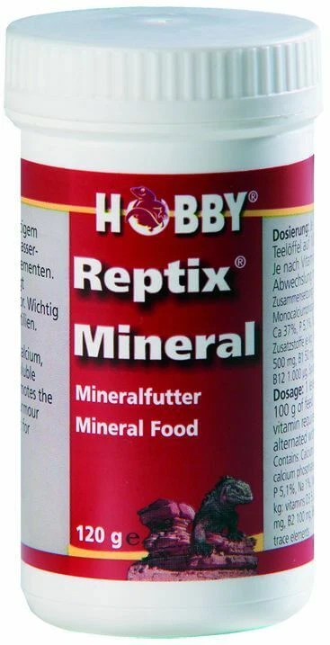 (71,58 EUR/kg) Hobby Reptix Mineral Mineralpulver 120g - Bild 1 von 1