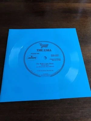 1982 TROUSER PRESS MAGAZINE BLUE FLEXI DISC #16 THE CALL "THE WALLS CAME DOWN" - Image 1 of 2
