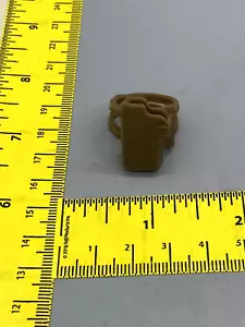 Funda marrón cocodrilo maestro correa cinturón equipo web GI Joe 6" figura forraje clasificado - Imagen 1 de 3