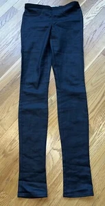 Helmut Lang Jeggings Leggings Black Stretch Pants Size 25 - Picture 1 of 7