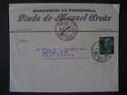 Orense Galicia 1956 A Barcelona 1 Sellos Stamps Franco Comercial Publicidad Adve
