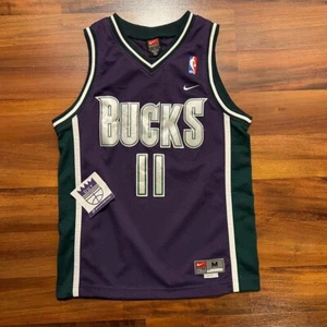 Nike Milwaukee Bucks TJ Ford Swingman Jersey Boys Sz Youth Medium - Picture 1 of 11
