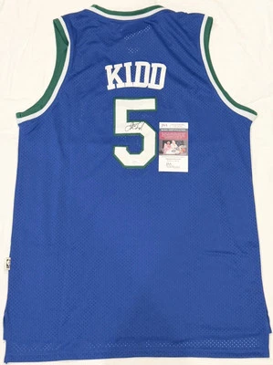 Jason Kidd Signed Autographed Dallas Mavericks Jersey JSA COA  - Image 1 of 2