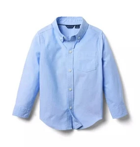 Janie and Jack The Oxford Shirt Kids' Size 12-18 months Ocean Air Blue New  - Picture 1 of 9