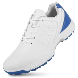  Men's Non Slip Golf Shoes Comfortable Exercise Outdoor Walking Golfing Sneakers - Picture 1 of 29