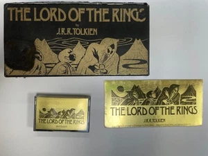 THE LORD OF THE RINGS Cassette Tape Box Set Audio Book 13 Tapes Map JRR Tolkien - Picture 1 of 11