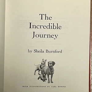 The Incredible Journey by Sheila Burnford - 1961 HC - Ex-Library - Picture 1 of 12
