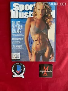 REBECCA ROMIJN SIGNED 1999 SPORTS ILLUSTRATED SWIMSUIT ISSUE MAGAZINE! BECKETT! - Picture 1 of 2
