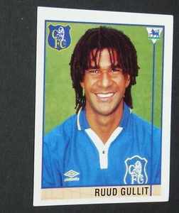#279 RUUD GULLIT CHELSEA BLUES MERLIN PREMIER LEAGUE FOOTBALL 96 1995-1996 - Imagen 1 de 1