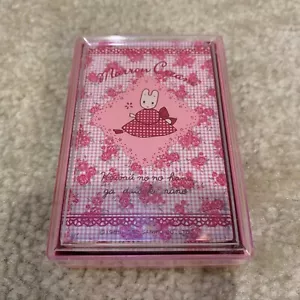 Baraja de cartas completa Sanrio Marrón rosa crema Toyo Japón 1992 vintage - Imagen 1 de 11