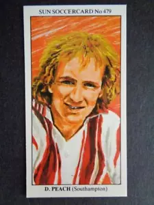 The Sun Soccercards 1978-79 - David Peach - Southampton #479 - Picture 1 of 2