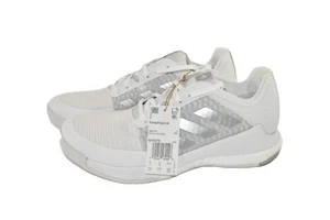 Adidas Crazy flight Cross Trainer Women's Size 10.5 GY9270 White Metallic Silver - Picture 1 of 8
