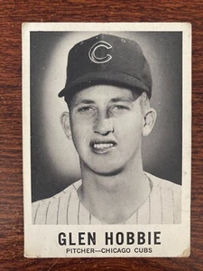 1960 Leaf Baseball Glen Hobbie Chicago Cubs Card #20 - Vintage - free shipping - Picture 1 of 2