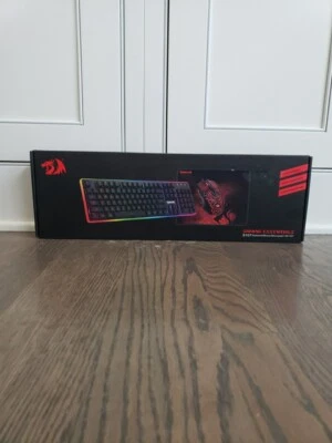 NEW Redragon S107 Gaming Keyboard, Mouse, Mousepad Combo Set - Image 1 of 4