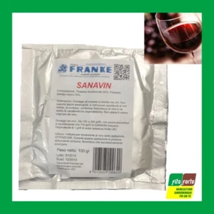 SANAVIN DISACIDIFICANTE PER VINO 100GR FRANKE CORRETTORE ACIDITÀ ENOLOGIA - Foto 1 di 1