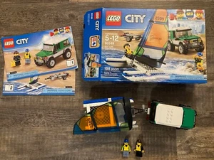 LEGO City 60149 4x4 w/Catamaran 100% Complete w/ Box, Instructions & Minifigures - Picture 1 of 11