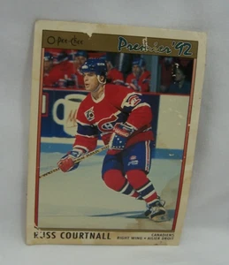O-Pee-Chee Premier '92 Russ Courtnall Montreal #58 Hockey Card - Picture 1 of 2