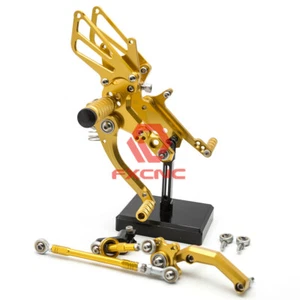 FXCNC Front Adjusting Rearsets Footpegs Footrest For 690 DK 2012 2013 2014 2015 - Bild 1 von 11