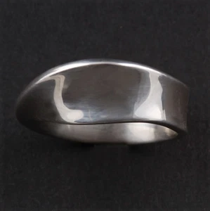 Anillo moderno Georg Jensen plata esterlina Möbius # 148B. Vivianna Torun. ¡Nuevo! - Imagen 1 de 5