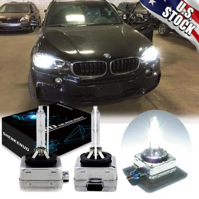 D1S HID Front Headlight Bulb For BMW X5 2007-2017 ALL High Low Beam Set 2 - Image 1 of 4