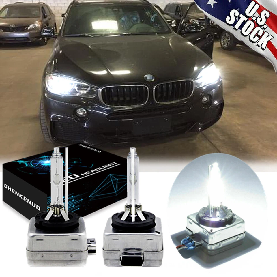 D1S HID Front Headlight Bulb For BMW X5 2007-2017 ALL High Low Beam Set 2 - Image 1 of 4