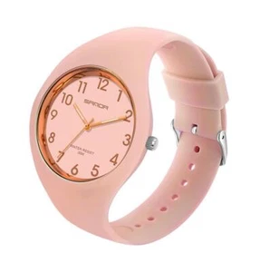 Fashion Sports Ladies Silicone Strap Electronic Quartz Watch - Picture 1 of 7