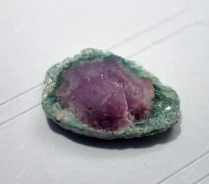 2.50 Cts Natural Ruby Sphere Rough Wirewrap Gemstone Necklace Supply 12x8x2 mm - Picture 1 of 8