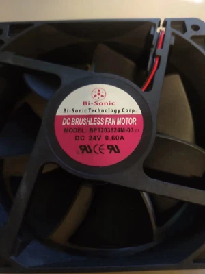 1 PCS Bi-Sonic Fan BP1203824M-03 DC24V 0.60A 12038 12CM inverter cooling fan - Image 1 of 4