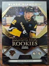 2022-23 UD Black Diamond Samuel Poulin Double Diamond Relic Rookies 44/99