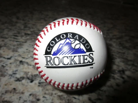 Colorado Rockies 1997 MLB Opening Day Fotoball Baseball NEW Cover