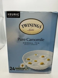 Twinings of London Pure Camomile Tea K-Cups Pods for Keurig 24 Count 12/26 - Picture 1 of 2