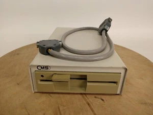 CMS Enhancements External 1.2MB 5.25" Floppy Drive IBM PS/2 with Cable Untested - Photo 1/6