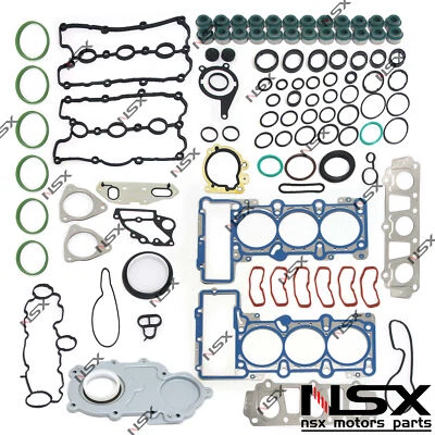 Juego de juntas de cubierta de válvula de culata de motor para AUDI S4 S5 Q7 3.0 TFSI Foto 1 de 4