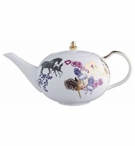 VINTAGE HAND PAINTED TEA POT TEAPOT MADE By Concetta Gallo - Picture 1 of 12