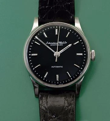 IWC Schaffhausen Vintage 50er Jahre Klassiker Edelstahl Automatik Herrenuhr - Bild 1 von 4