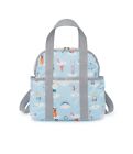 NWT Lesportsac Double Trouble Backpack Fifi Lapin Blue Day Dreaming Bag Rare 