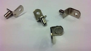 1/4" Nickel Plated Shelf Rest or Shelf Pins sold lots of 50 pc Brand New - Picture 1 of 1