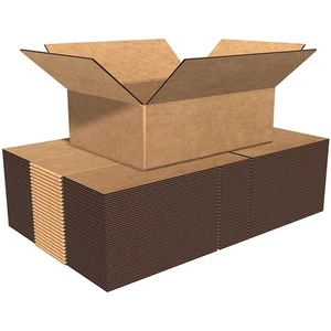 Small Moving Boxes, Shipping Boxes, 12 x 9 x 4 Inches, 25 Pack - Packing Card... - Picture 1 of 6