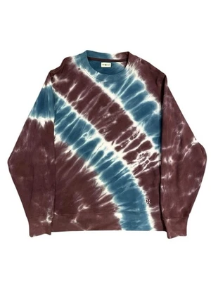 Women’s Tory Burch Sport Tie-Dye Print Crewneck Sweatshirt - Size XL - Image 1 of 4